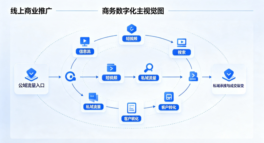 汝阳县线上商业推广怎么做？全域流量闭环搭建与低成本转化实战指南